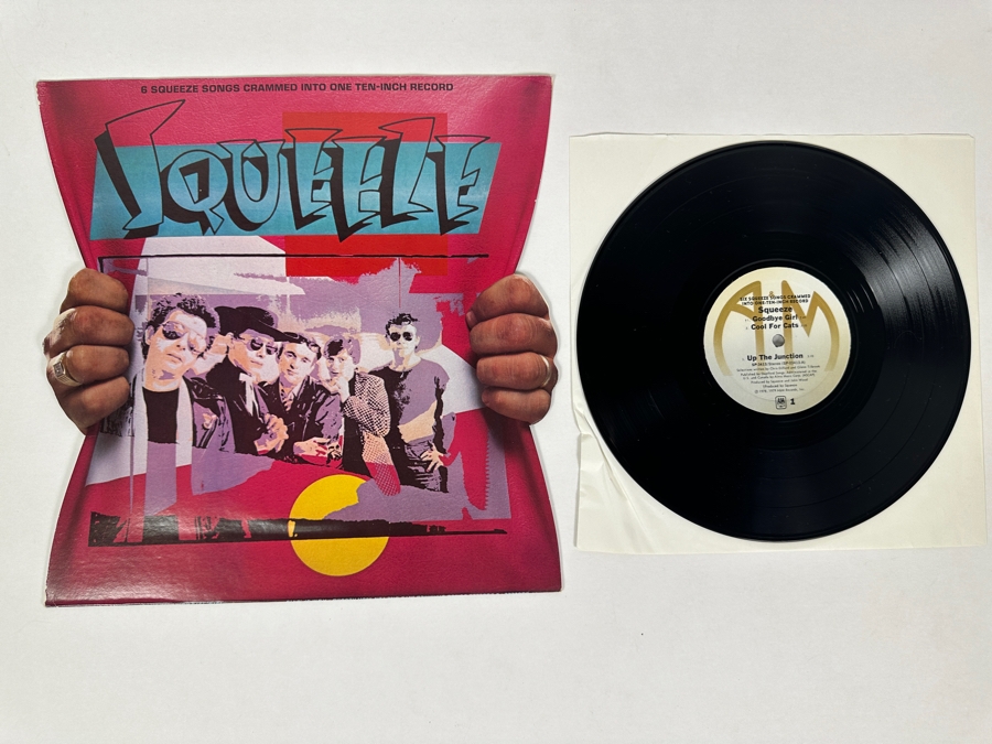 Squeeze - Six Squeeze Songs Crammed Into One Ten-Inch Record SP-3413 A&M Records Vinyl Record 1979 [Photo 1]