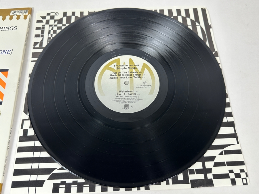 Simple Minds - Sparkle In The Rain SP-6-4981 A&M Records Vinyl Record 1984 Promo Copy [Photo 5]