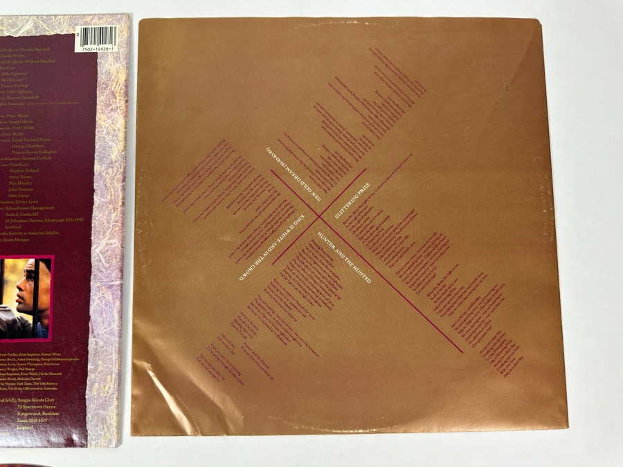 Simple Minds - New Gold Dream (81-82-84-84) SP-06-4928-A A&M Records Vinyl Record 1982 Promo Copy Limited Edition, Gold/Purple Marbled [Photo 11]