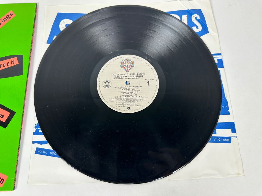 Sex Pistols - Never Mind The Bollocks Here's The Sex Pistols BSK 3147 Warner Bros Records Vinyl Record 1977 [Photo 4]