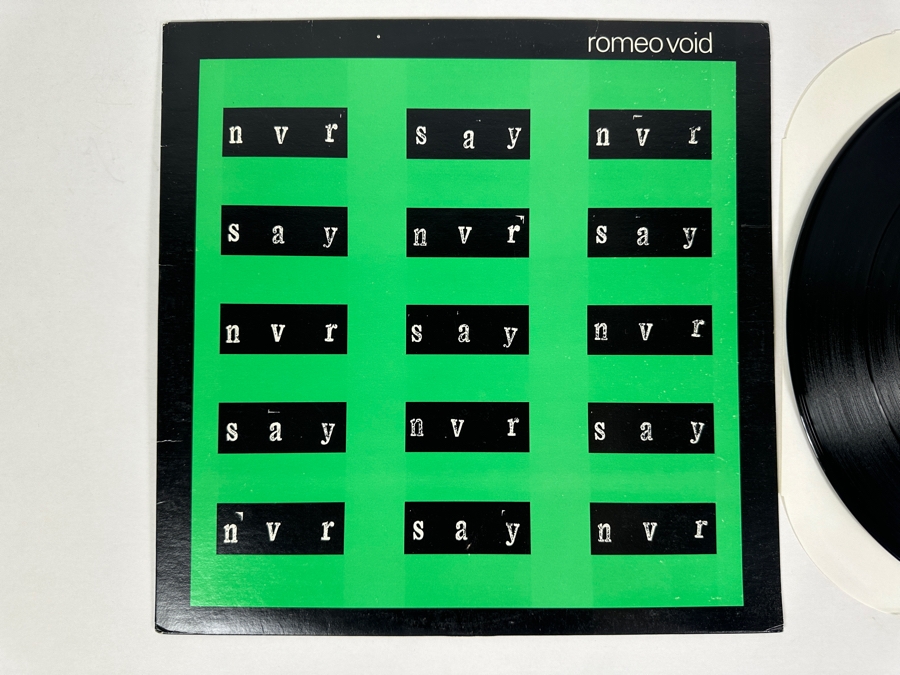 Romeo Void - Never Say Never 415A-0007 415 Records 12' Vinyl Record 1981 [Photo 2]