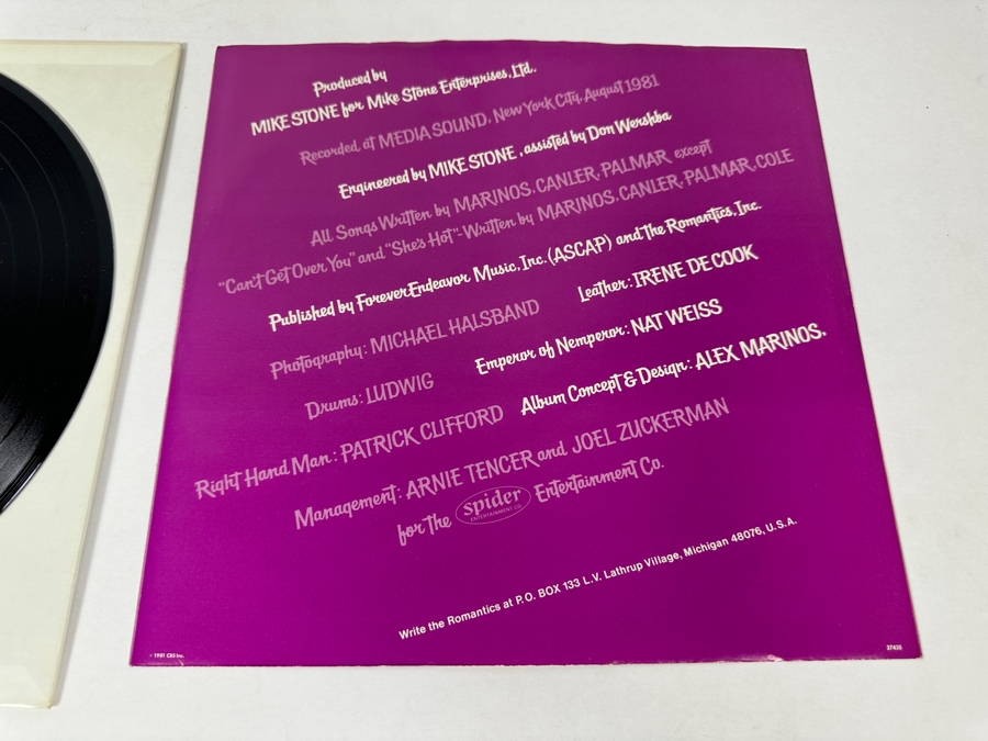 The Romantics - Strictly Personal AL 37435 Nemperor Records Vinyl Record 1981 Promo Copy [Photo 10]