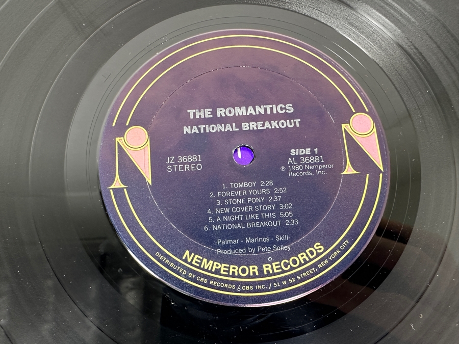 The Romantics - National Breakout AL 36881 Nemperor Records Vinyl Record 1980 [Photo 5]