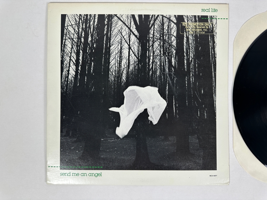 Real Life - Send Me An Angel MCA-13977 MCA Records Vinyl Record Promo Copy [Photo 2]