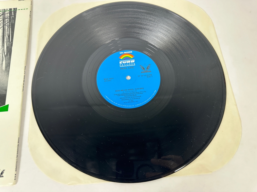 Real Life - Send Me An Angel MCA-13977 MCA Records Vinyl Record Promo Copy [Photo 5]
