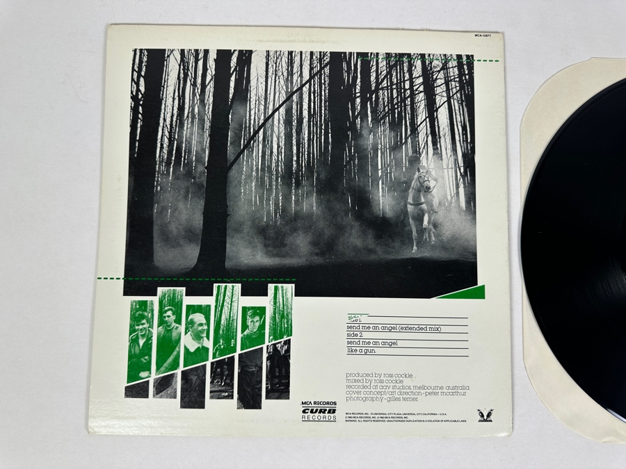 Real Life - Send Me An Angel MCA-13977 MCA Records Vinyl Record Promo Copy [Photo 4]