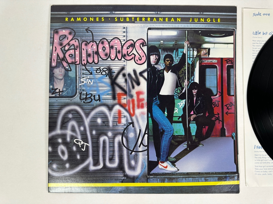 Ramones - Subterranean Jungle 1-23800 Sire Records Vinyl Record 1983 Promo Copy [Photo 2]