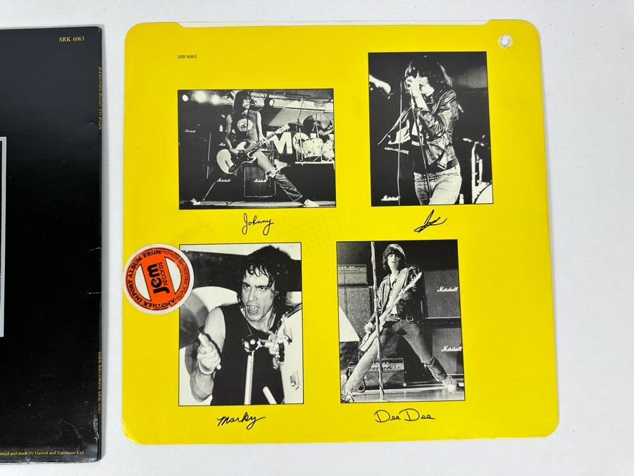 Ramones - Road To Run SRK 6063 Sire Records Vinyl Record 1978 Yellow Translucent Vinyl [Photo 10]