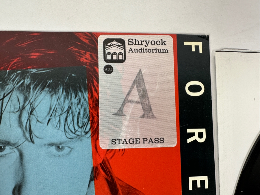 The Psychedelic Furs - Forever Now ARC 38261 Columbia Records Vinyl Record 1982 With The Psychedelic Furs Shryock Auditorium Concert Poster April 4, 1983 [Photo 5]