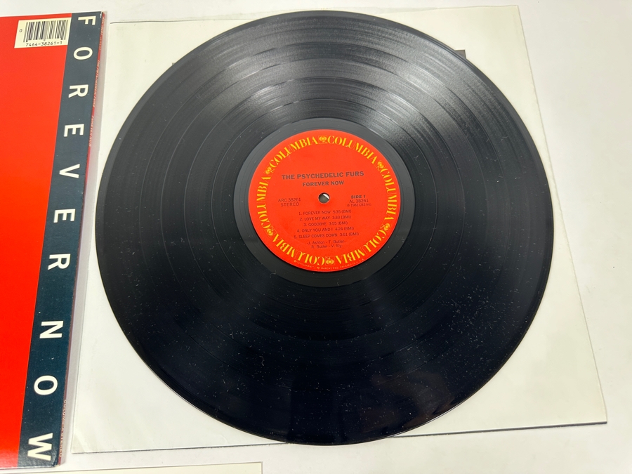 The Psychedelic Furs - Forever Now ARC 38261 Columbia Records Vinyl Record 1982 With The Psychedelic Furs Shryock Auditorium Concert Poster April 4, 1983 [Photo 7]
