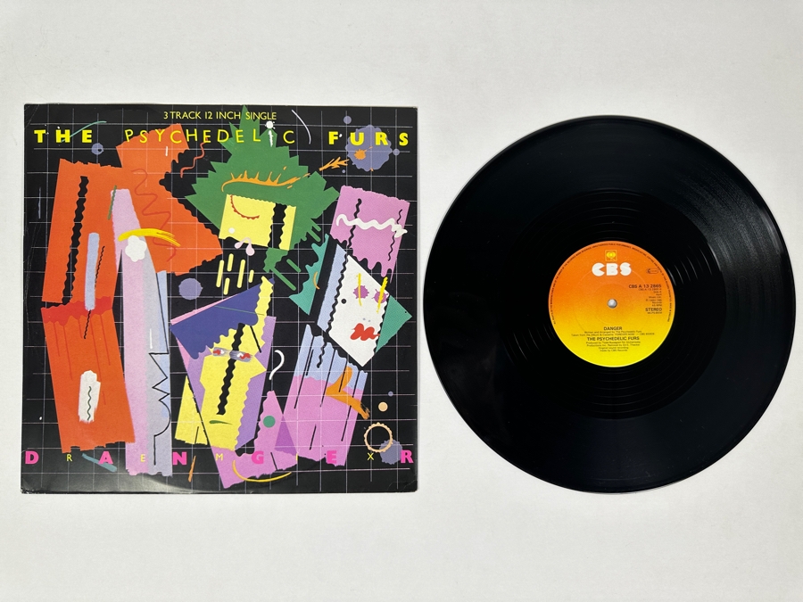 The Psychedelic Furs - Danger (Remix) CBS A 13 2865 CBS Records 12' Single Vinyl Record 1982 [Photo 1]