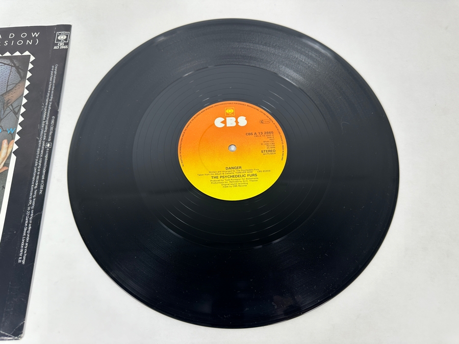 The Psychedelic Furs - Danger (Remix) CBS A 13 2865 CBS Records 12' Single Vinyl Record 1982 [Photo 4]