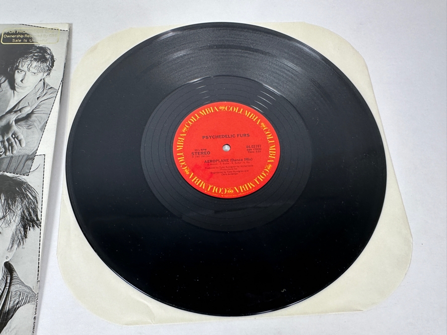 The Psychedelic Furs - Love My Way 44-03197 Columbia Records 12' Single Vinyl Record 1982 Promo Record [Photo 7]