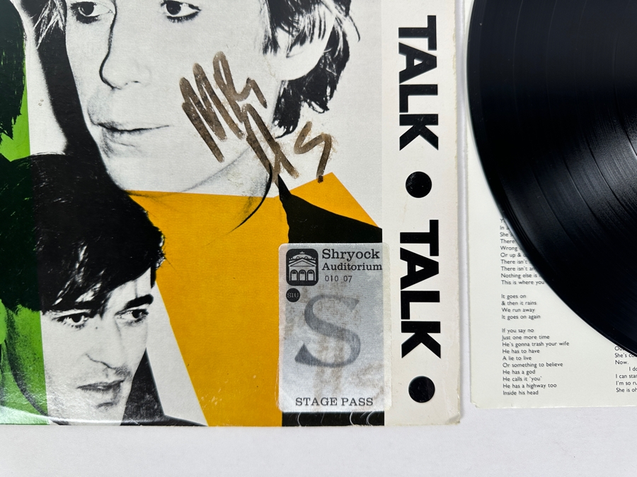 The Psychedelic Furs - Talk Talk Talk NFC 37339 Columbia Records Vinyl Record 1981 Promo Record [Photo 3]