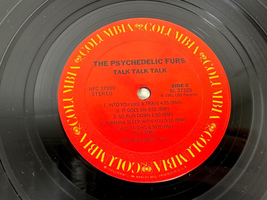 The Psychedelic Furs - Talk Talk Talk NFC 37339 Columbia Records Vinyl Record 1981 Promo Record [Photo 9]