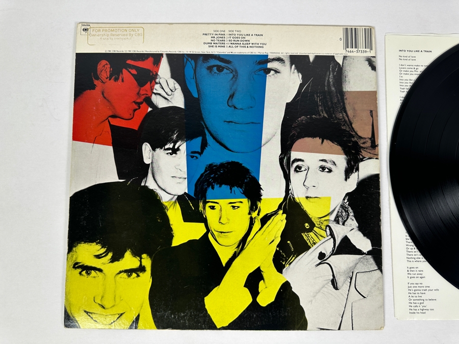 The Psychedelic Furs - Talk Talk Talk NFC 37339 Columbia Records Vinyl Record 1981 Promo Record [Photo 4]