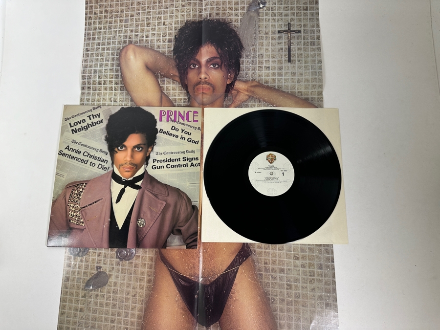 Prince - Controversy BSK 3601 Warner Bros Records Vinyl Record 1981 With Prince Poster [Photo 3]