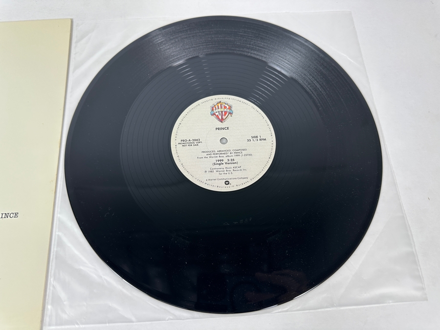 Prince - 1999 PRO-A-2043 Warner Bros Records Vinyl Record 1982 Promo Copy [Photo 4]