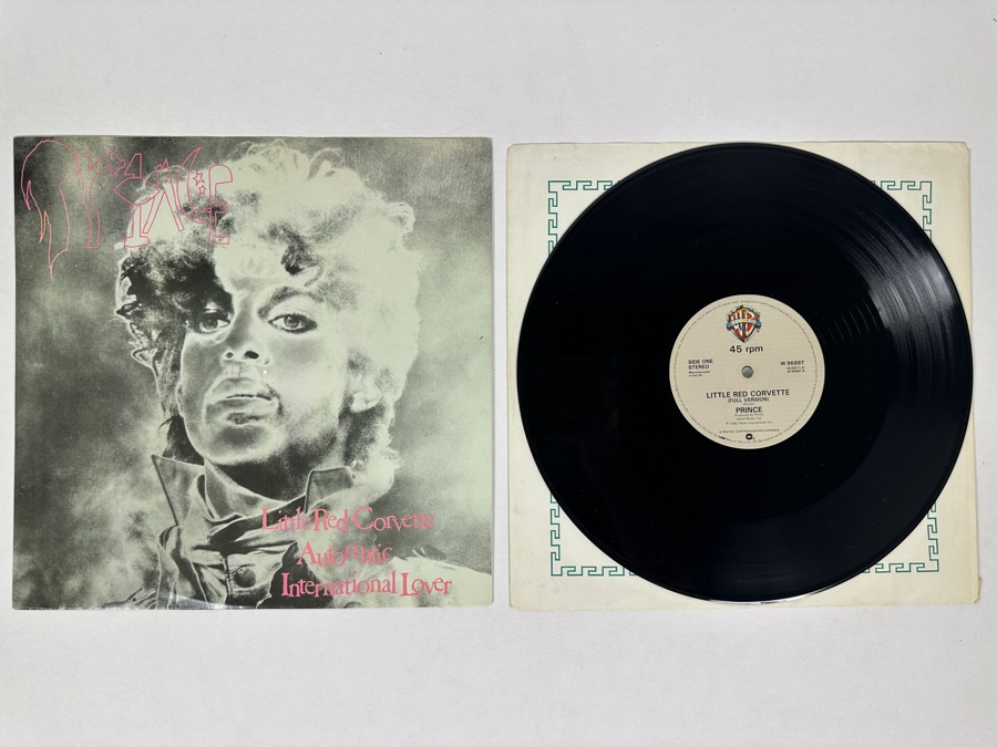 Prince - Little Red Corvette W 9688T Warner Bros Records Vinyl Record UK 1982 [Photo 2]