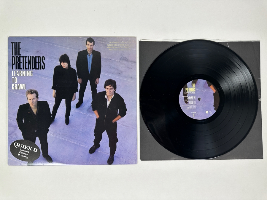 The Pretenders - Learning To Crawl 1-23980 Sire Records Vinyl Record 1983 Quiex II Limited Edition Pressing Promo Copy [Photo 1]