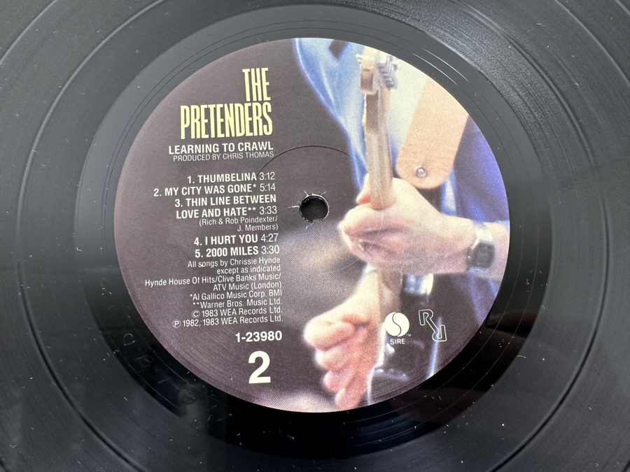 The Pretenders - Learning To Crawl 1-23980 Sire Records Vinyl Record 1983 Quiex II Limited Edition Pressing Promo Copy [Photo 9]