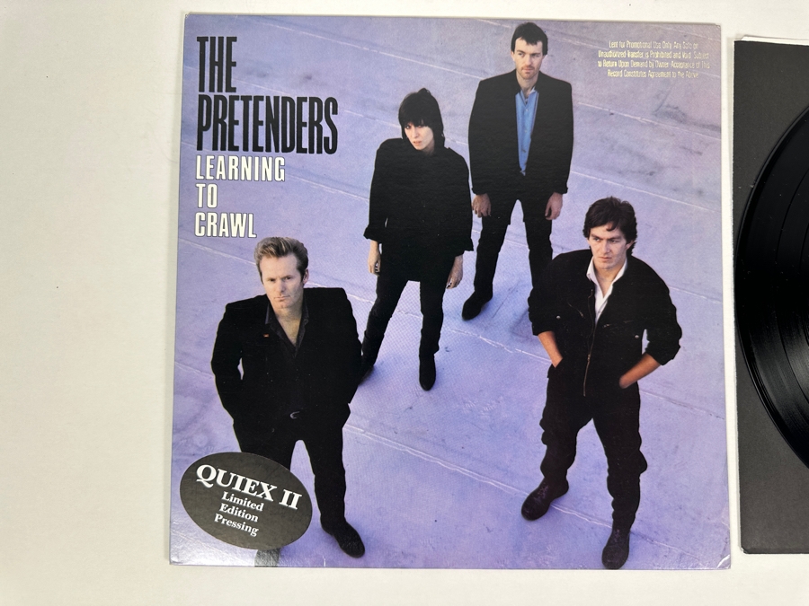 The Pretenders - Learning To Crawl 1-23980 Sire Records Vinyl Record 1983 Quiex II Limited Edition Pressing Promo Copy [Photo 2]