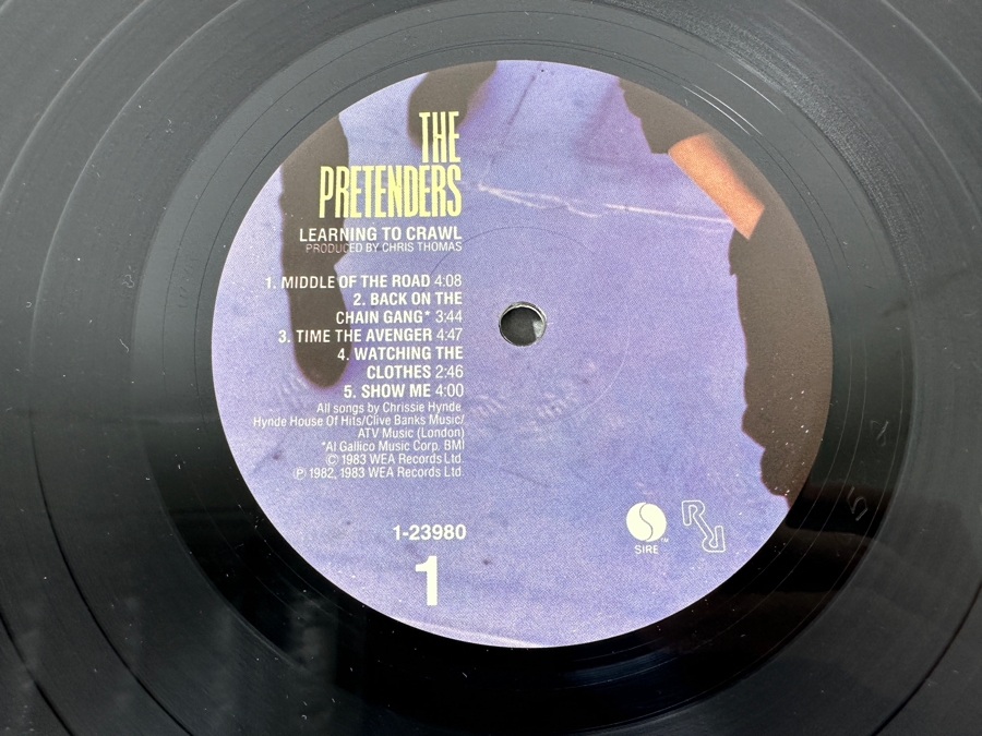 The Pretenders - Learning To Crawl 1-23980 Sire Records Vinyl Record 1983 Quiex II Limited Edition Pressing Promo Copy [Photo 7]