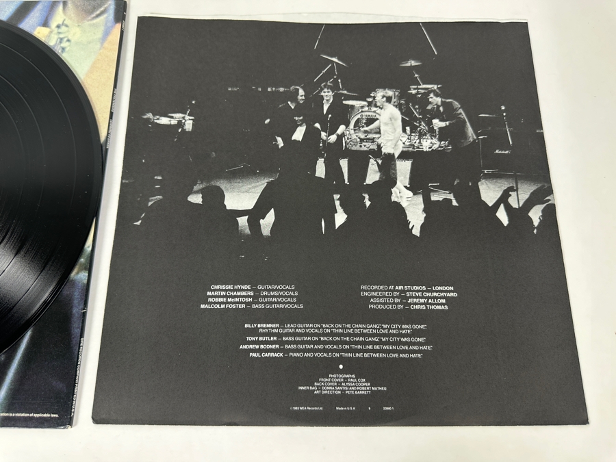 The Pretenders - Learning To Crawl 1-23980 Sire Records Vinyl Record 1983 Quiex II Limited Edition Pressing Promo Copy [Photo 10]