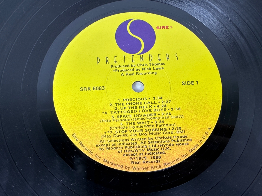 Pretenders - Pretenders SRK 6083 Sire Records Vinyl Record 1980 [Photo 5]