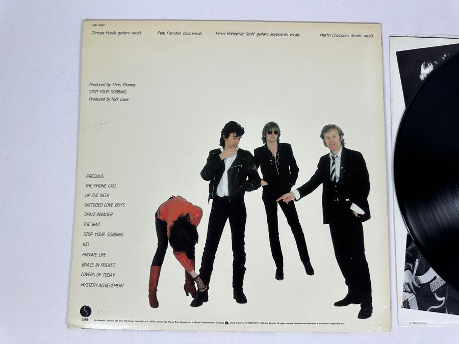 Pretenders - Pretenders SRK 6083 Sire Records Vinyl Record 1980 [Photo 3]