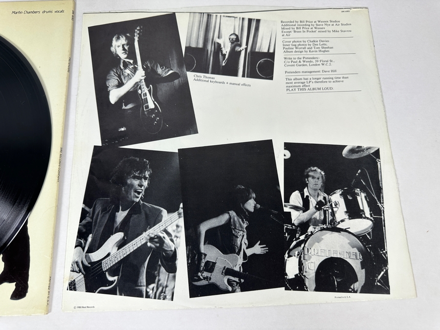 Pretenders - Pretenders SRK 6083 Sire Records Vinyl Record 1980 [Photo 8]