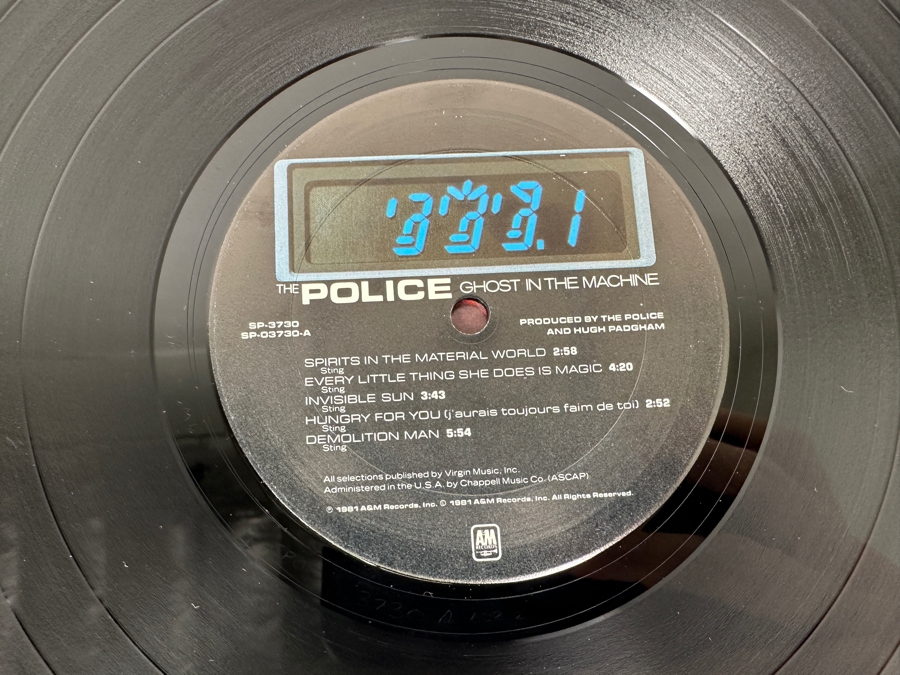 The Police - Ghost In The Machine SP-3730 A&M Records Vinyl Record 1981 [Photo 6]