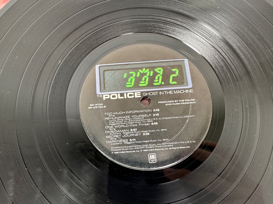 The Police - Ghost In The Machine SP-3730 A&M Records Vinyl Record 1981 [Photo 8]