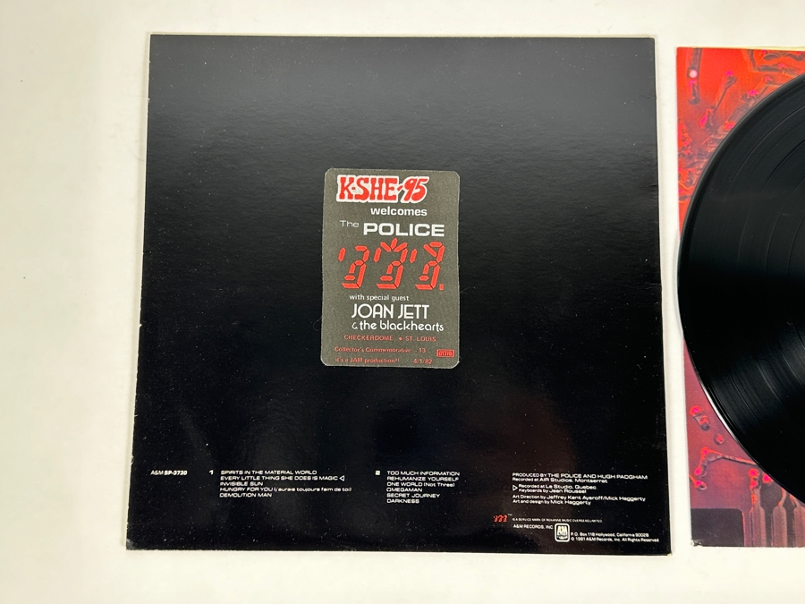 The Police - Ghost In The Machine SP-3730 A&M Records Vinyl Record 1981 [Photo 3]