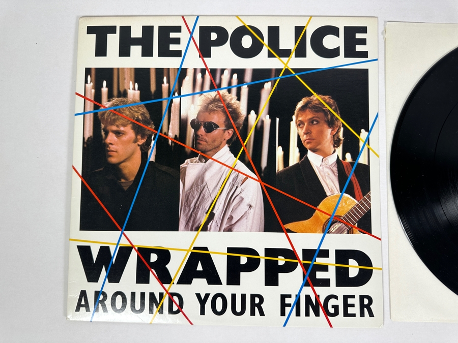 The Police - Wrapped Around Your Finger SP-17264 A&M Records 12' Vinyl Record 1983 Promo Copy [Photo 2]