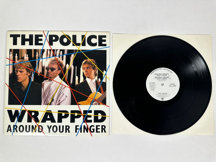The Police - Wrapped Around Your Finger SP-17264 A&M Records 12' Vinyl Record 1983 Promo Copy [Photo 1]