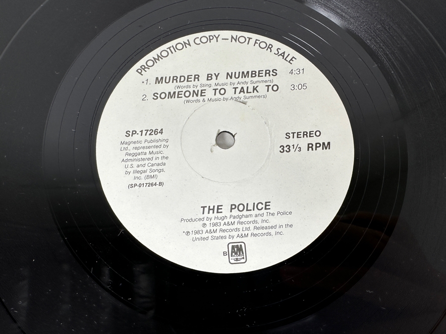 The Police - Wrapped Around Your Finger SP-17264 A&M Records 12' Vinyl Record 1983 Promo Copy [Photo 7]