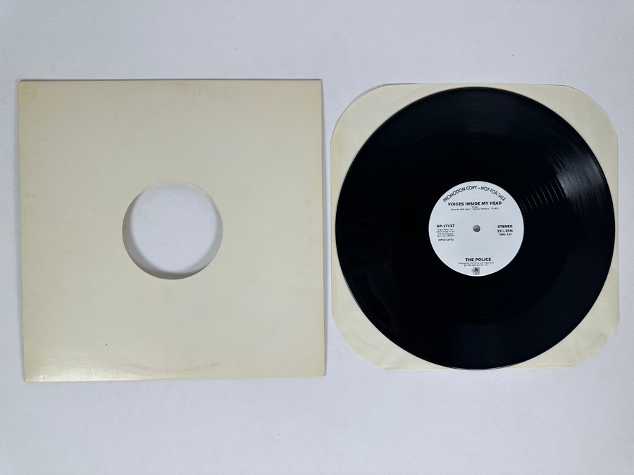 The Police - Voices Inside My Head SP-17137 A&M Records Vinyl Record 1980 Promo Copy [Photo 1]