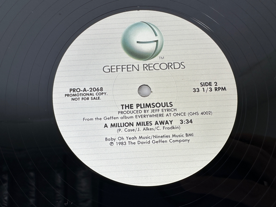 The Plimsouls - Oldest Story In The World PRO-A-2068 Geffen Records 12' Vinyl Record 1983 Promo Copy [Photo 7]