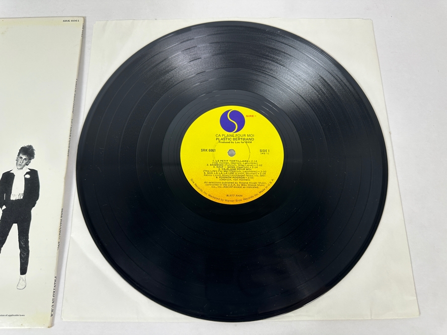 Plastic Bertrand - Ca Plane Pour Moi SRK 6061 Sire Records Vinyl Record 1977 [Photo 4]