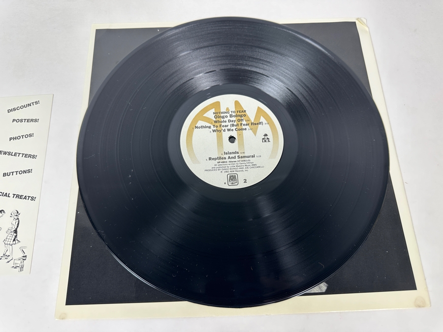 Oingo Boingo - Nothing To Fear SP-4903 A&M Records Vinyl Record 1982 [Photo 7]