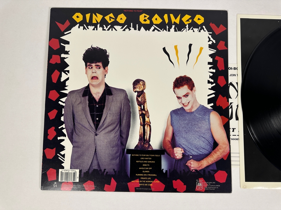 Oingo Boingo - Nothing To Fear SP-4903 A&M Records Vinyl Record 1982 [Photo 3]