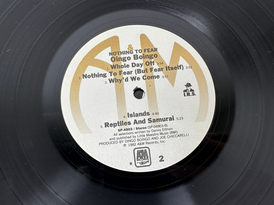 Oingo Boingo - Nothing To Fear SP-4903 A&M Records Vinyl Record 1982 [Photo 8]