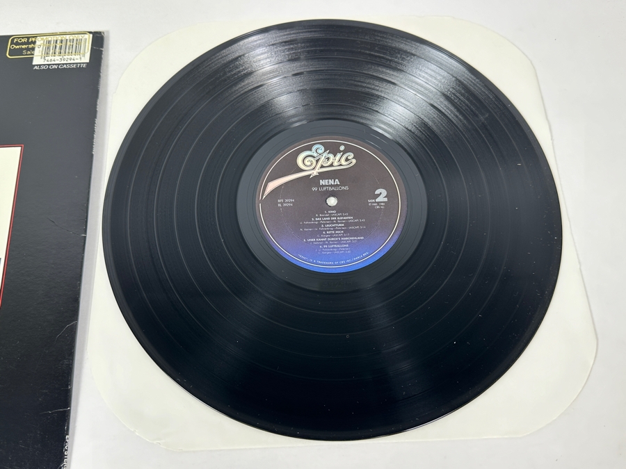 Nena - 99 Luftballons BFE 39294 Epic Records Vinyl Record 1984 Promo Copy [Photo 7]