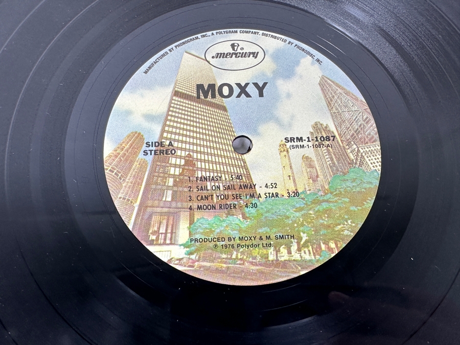 Moxy - Moxy SRM-1-1087 Mercury Records Vinyl Record 1976 [Photo 5]