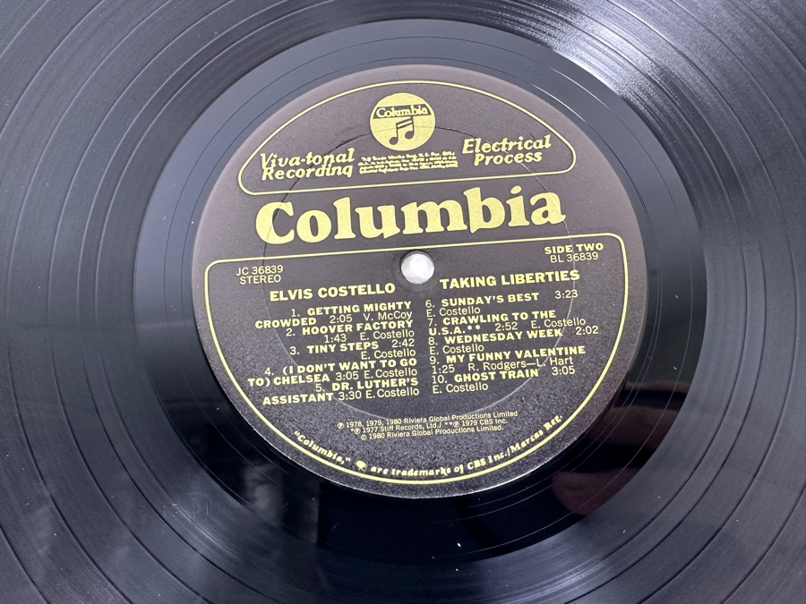 Elvis Costello - Taking Liberties AL 36839 Columbia Vinyl Record 1980 [Photo 7]