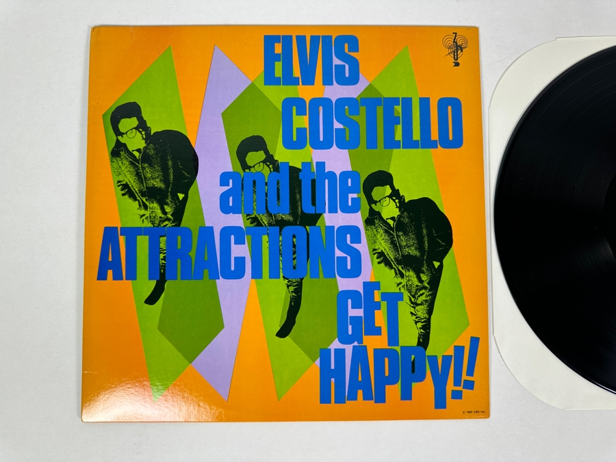 Elvis Costello And The Attractions - Get Happy!! AL 36347 Columbia Records Vinyl Record 1980 [Photo 2]