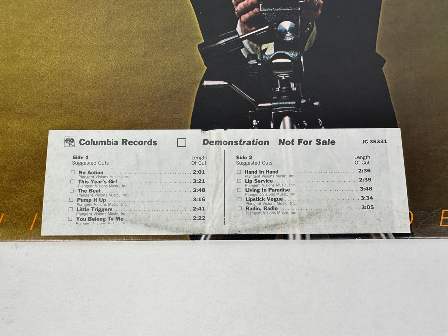 Elvis Costello - This Year's Model AL 35331 Columbia Vinyl Record 1978 Promo Copy [Photo 3]