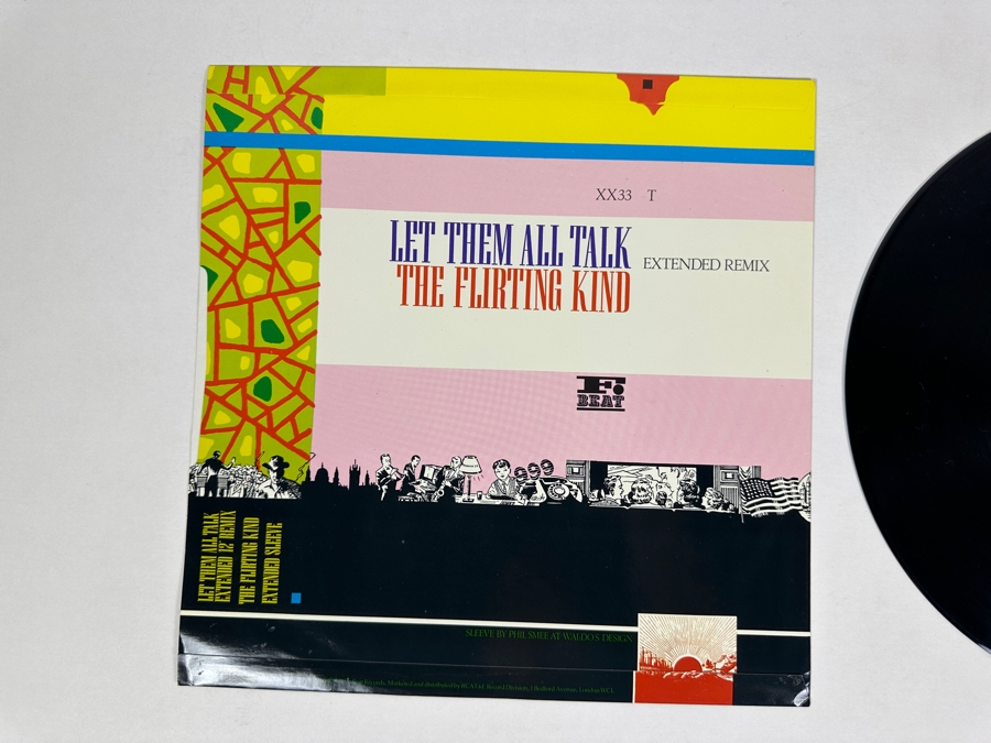 Elvis Costello And The Attractions - Let Them All Talk (Extended 12' Remix) XX 33T F-Beat 12' Vinyl Record 1983 UK Import [Photo 3]