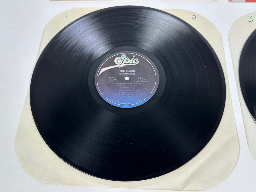 The Clash - Sandinista! E3X 37037 Epics Records 3 X Vinyl Record 1980 Promo Copy [Photo 7]